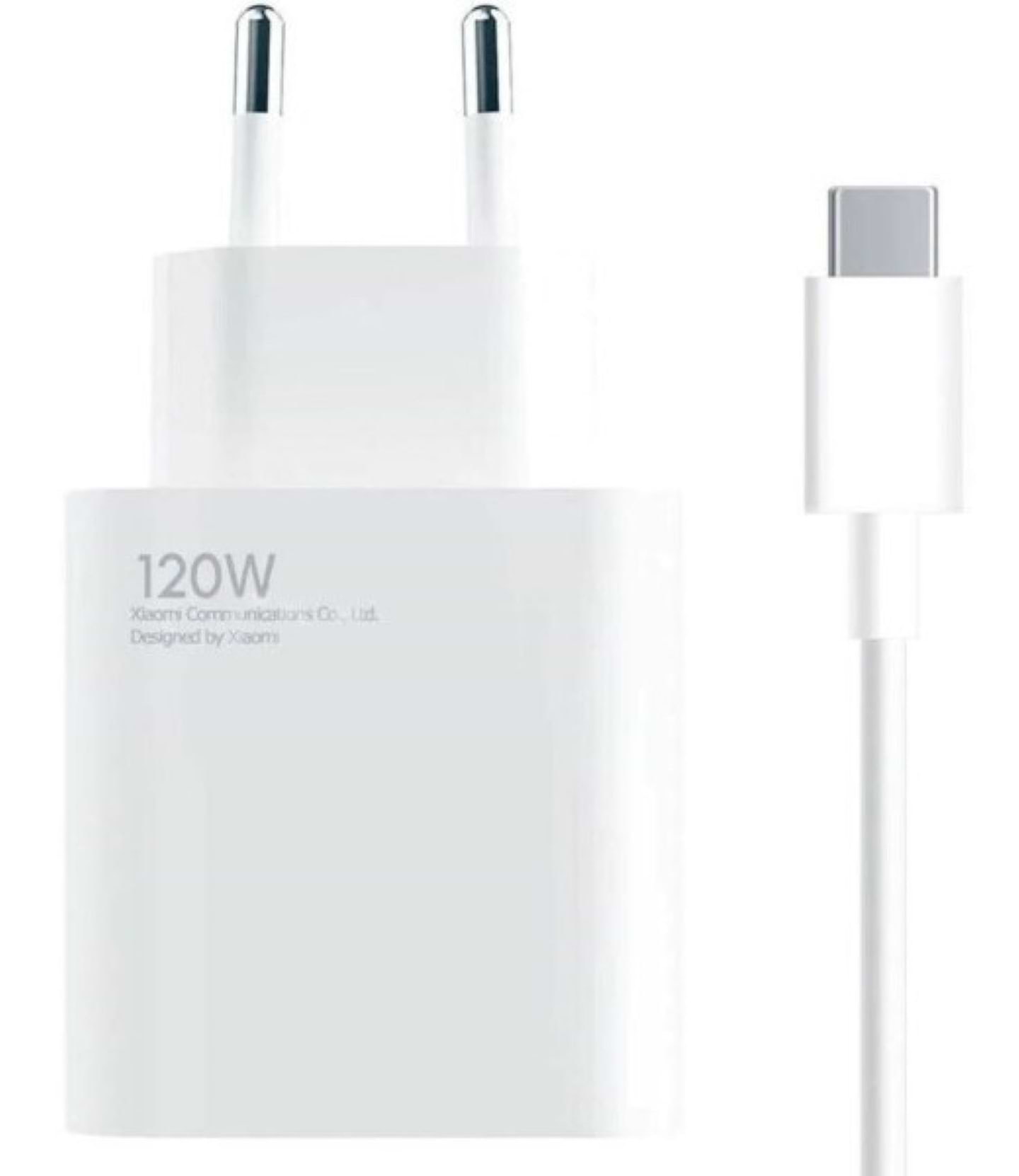 Сетевое зарядное устройство Xiaomi 120W HyperCharge Combo (Type-A) EU + кабель USB-C (BHR9462EU) - Фото 1