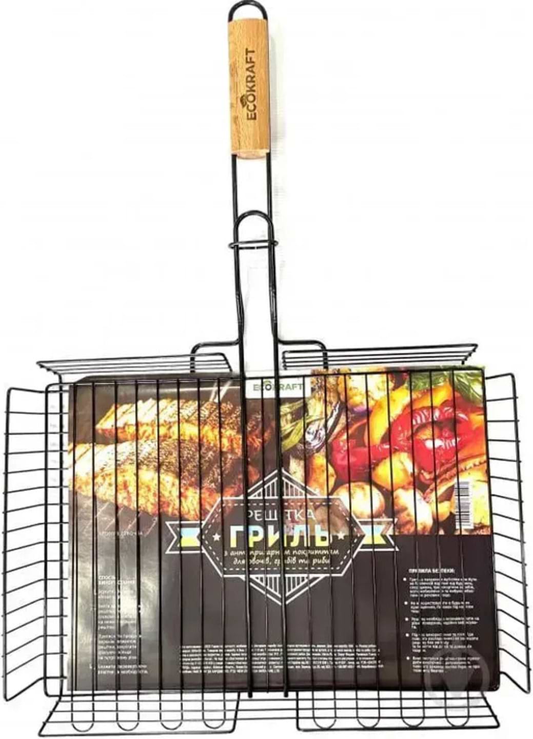 Решітка для гриля-барбекю Ecokraft 30х42 см (ZDBQ-46A)