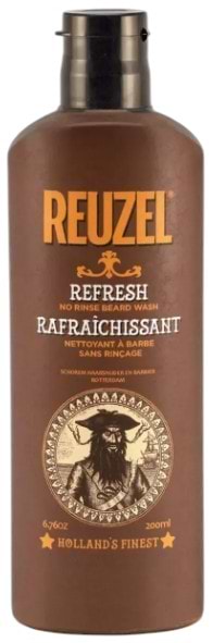 Шампунь для бороды Reuzel Refresh No Rinse Beard Wash 200 мл (850013332809)