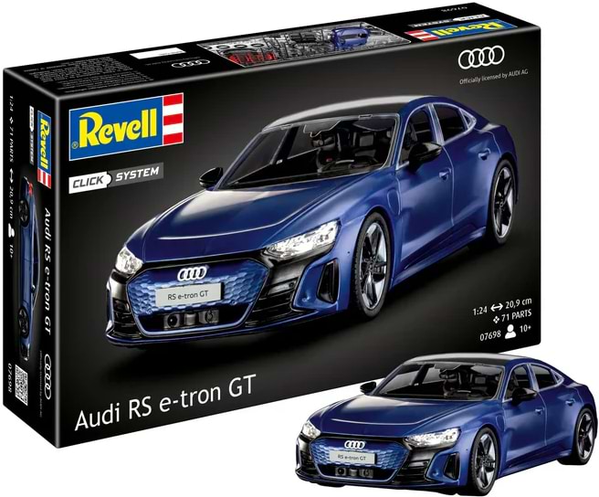 Набір для моделювання техніки Revell модель автомобіль Audi RS e-tron GT 1:24 (RVL-07698)