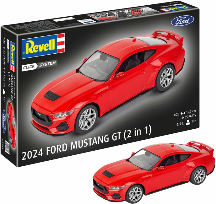 Набір для моделювання техніки Revell модель автомобіль Ford Mustang GT 2024 1:25 (RVL-07743)