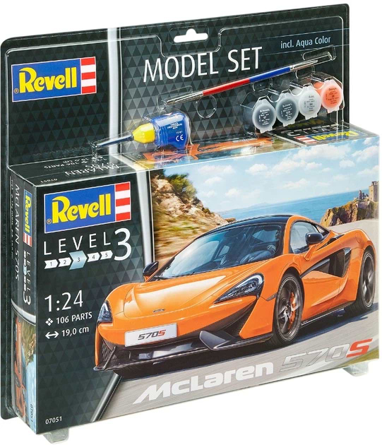Набір для моделювання техніки Revell набір автомобіль McLaren 570S 1:24 (RVL-67051)