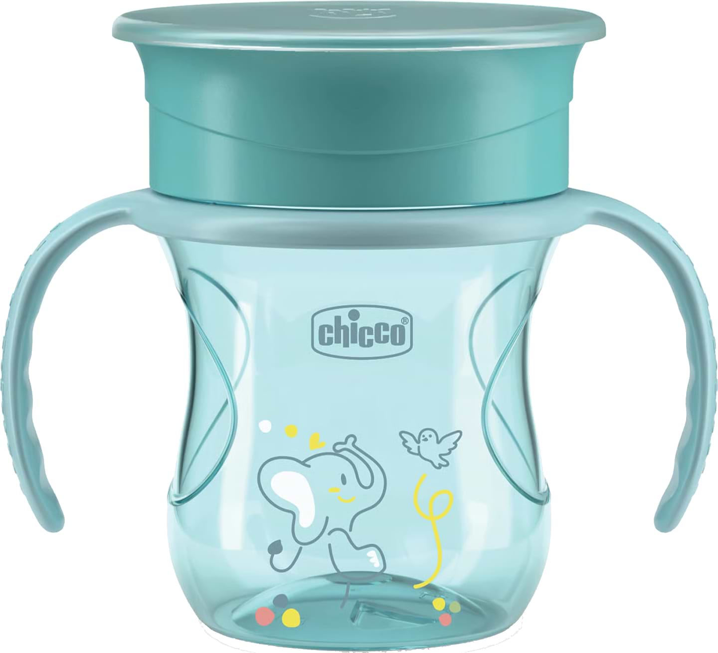 Чашка-непроливайка детская Chicco Perfect Cup 200 мл от 12 м голубая (06951.25)