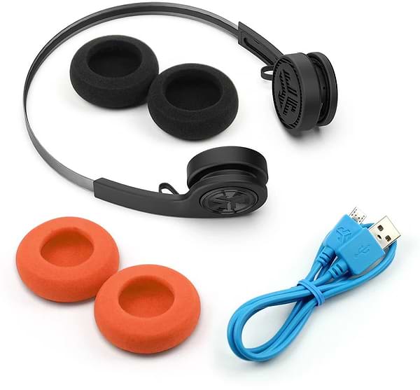 Фото - Наушники накладные беспроводные JLab Rewind Wireless Retro Black (IEUHBREWINDRBLK4)