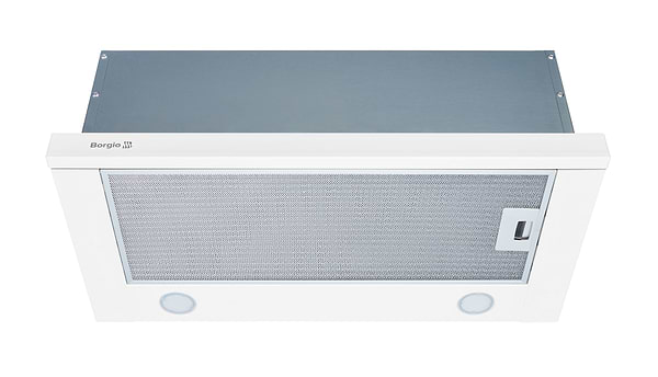 Фото - Витяжка вбудована Borgio TLF (TR) 60 White Glass
