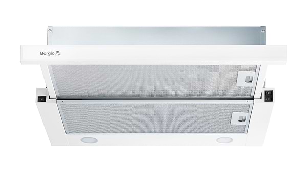 Фото - Витяжка вбудована Borgio TLF (TR) 60 White Glass