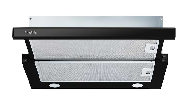 Фото - Витяжка вбудована Borgio TLF (TR) 60 Black Glass