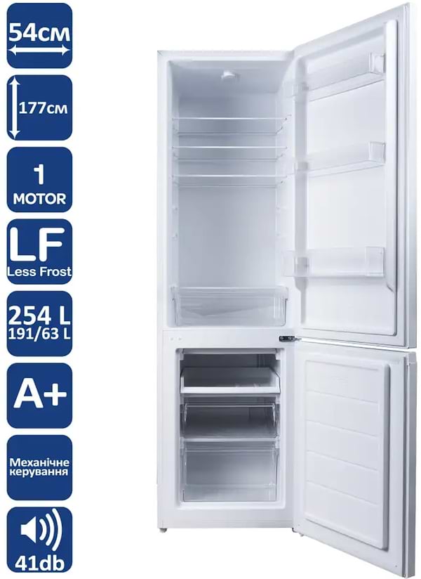 Фото - Холодильник Ventolux RF 180-254 LF WH