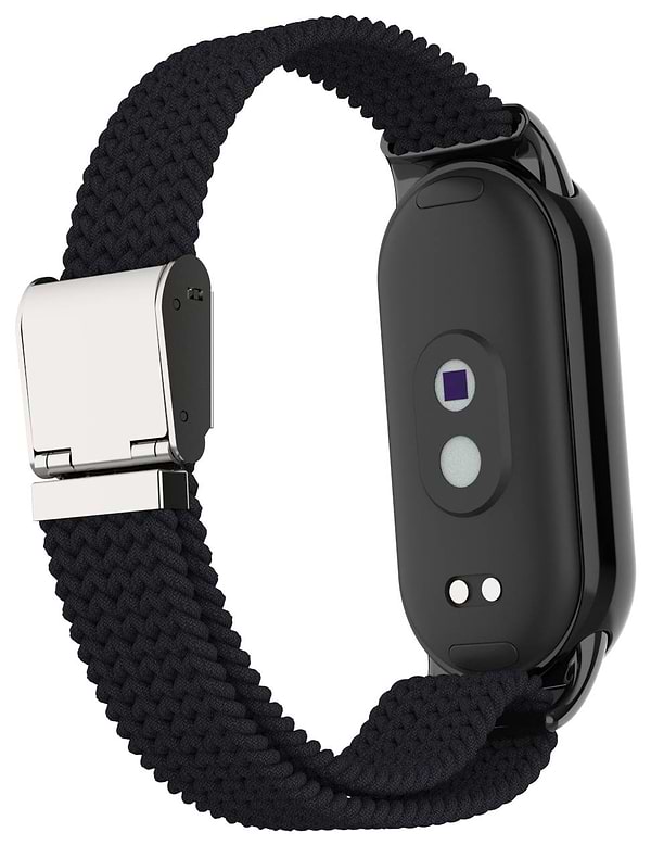 Фото - Ремінець для фітнес-браслету ArmorStandart Braided Solo Loop for Xiaomi Mi Band 9/8 Black (ARM69925)