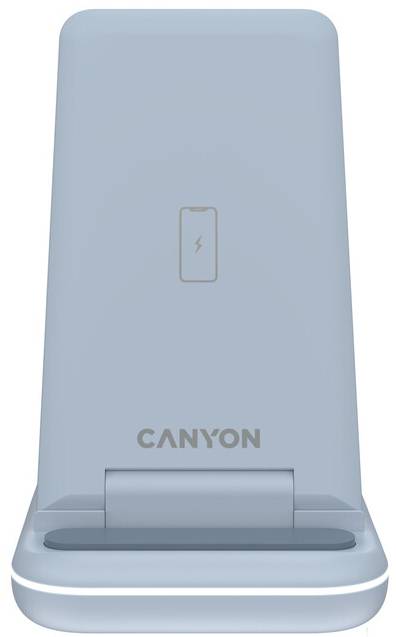 Фото - Беспроводное зарядное устройство Canyon WS-304 3 в 1 QI Blue (CNS-WCS304BL)