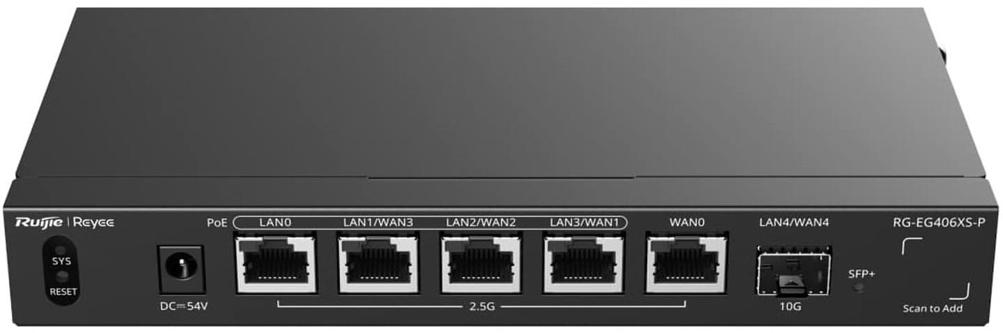 Маршрутизатор VPN Ruijie RG-EG406XS-P - Фото 1