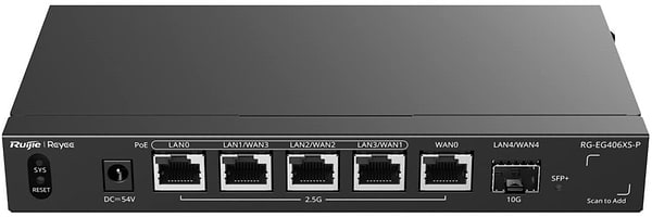 Фото - Маршрутизатор VPN Ruijie RG-EG406XS-P