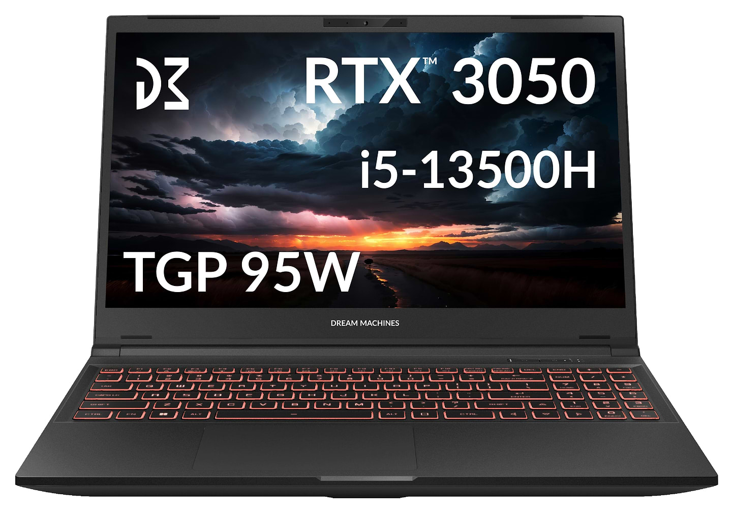 Ноутбук игровой Dream Machines RG3050-15 (RG3050-15UA50) Black - Фото 1