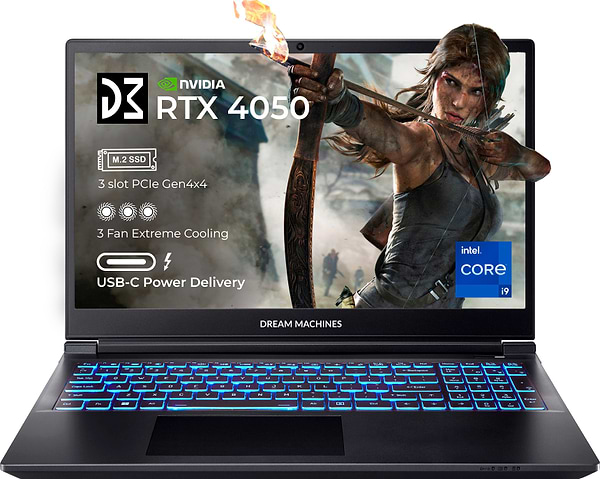 Фото - Ноутбук игровой Dream Machines RG4050-15 (RG4050-15UA41) Black