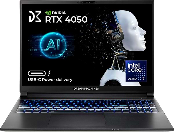Фото - Ноутбук ігровий Dream Machines RG4050-16 (RG4050-16UA26) Black