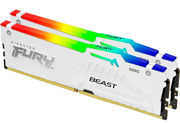 Фото - Память DDR Kingston Fury Beast RGB DDR5-5200 64GB (2x32GB) CL40-40-40 1.25V XMP (KF552C40BWAK2-64)