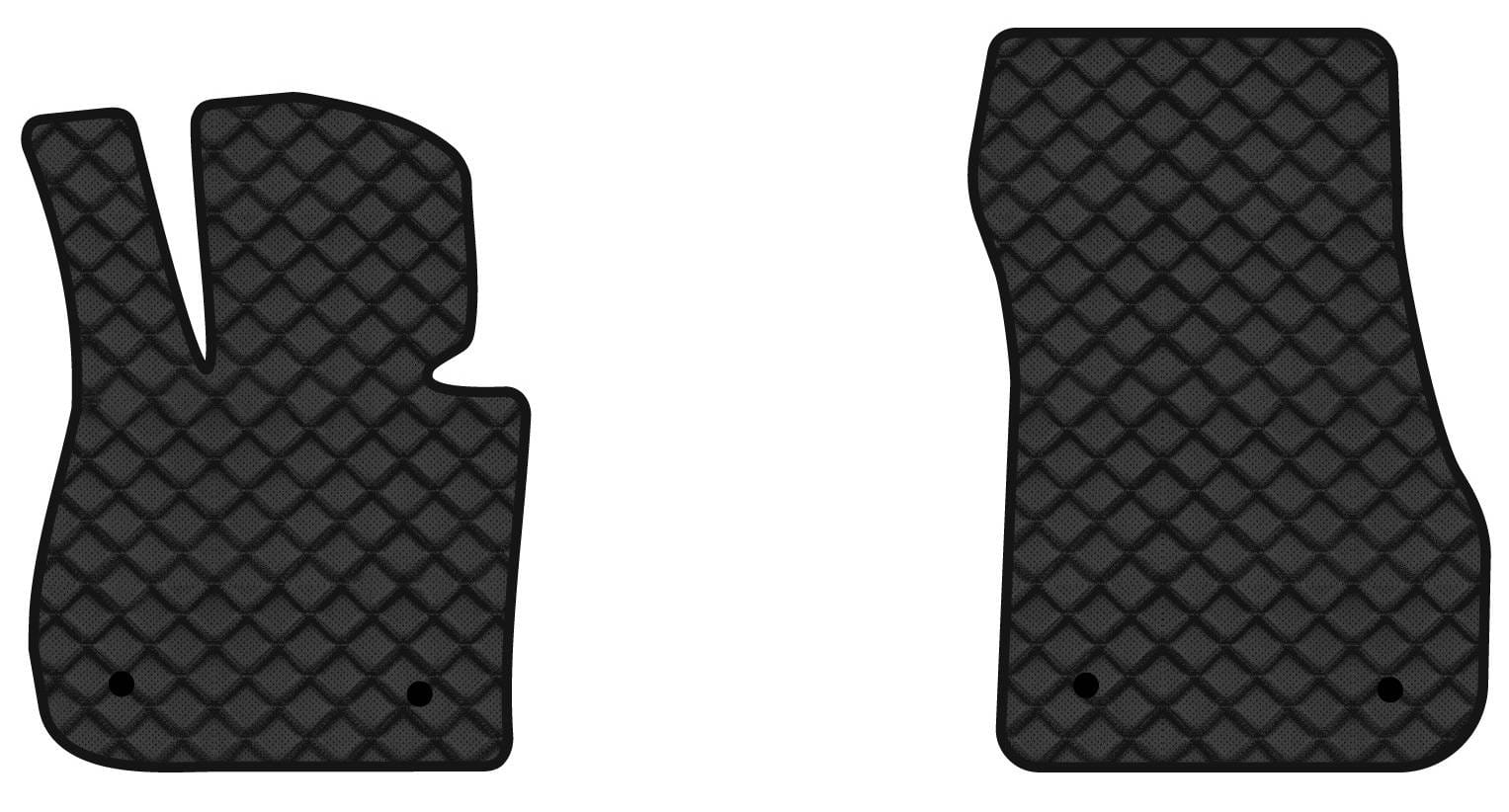 Коврики из экокожи в салон авто передние EVAtech ECO для X1 (F48) AT BMW 2015-2022 2 поколение SUV EU BM327A2BW4BBB