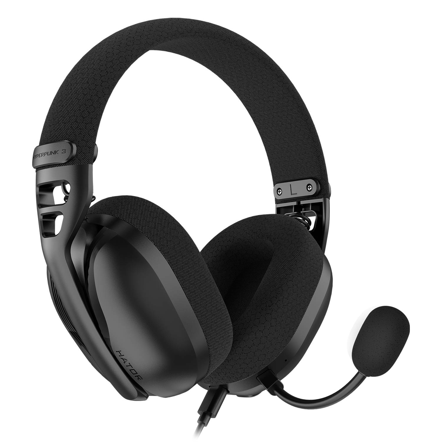 Гарнітура дротова ігрова Hator Hyperpunk 3 USB Black (ESH10) - Фото 1