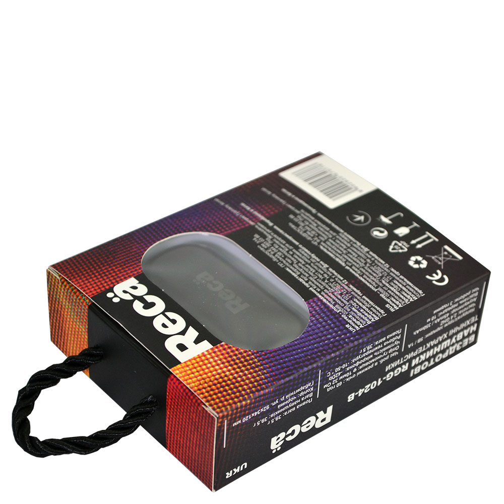 Фото - Навушники вкладиші бездротові TWS Reca RGG-1024-B Black