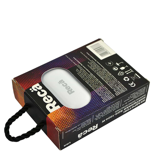 Фото - Навушники вкладиші бездротові TWS Reca RGG-1024-W White