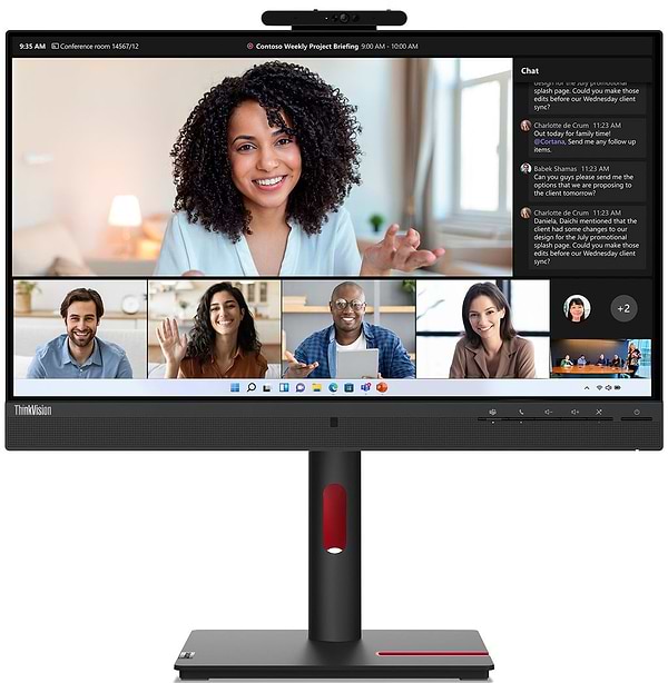 Фото - Монітор Lenovo ThinkVision T24mv-30 (63D7UAT3UA) Black