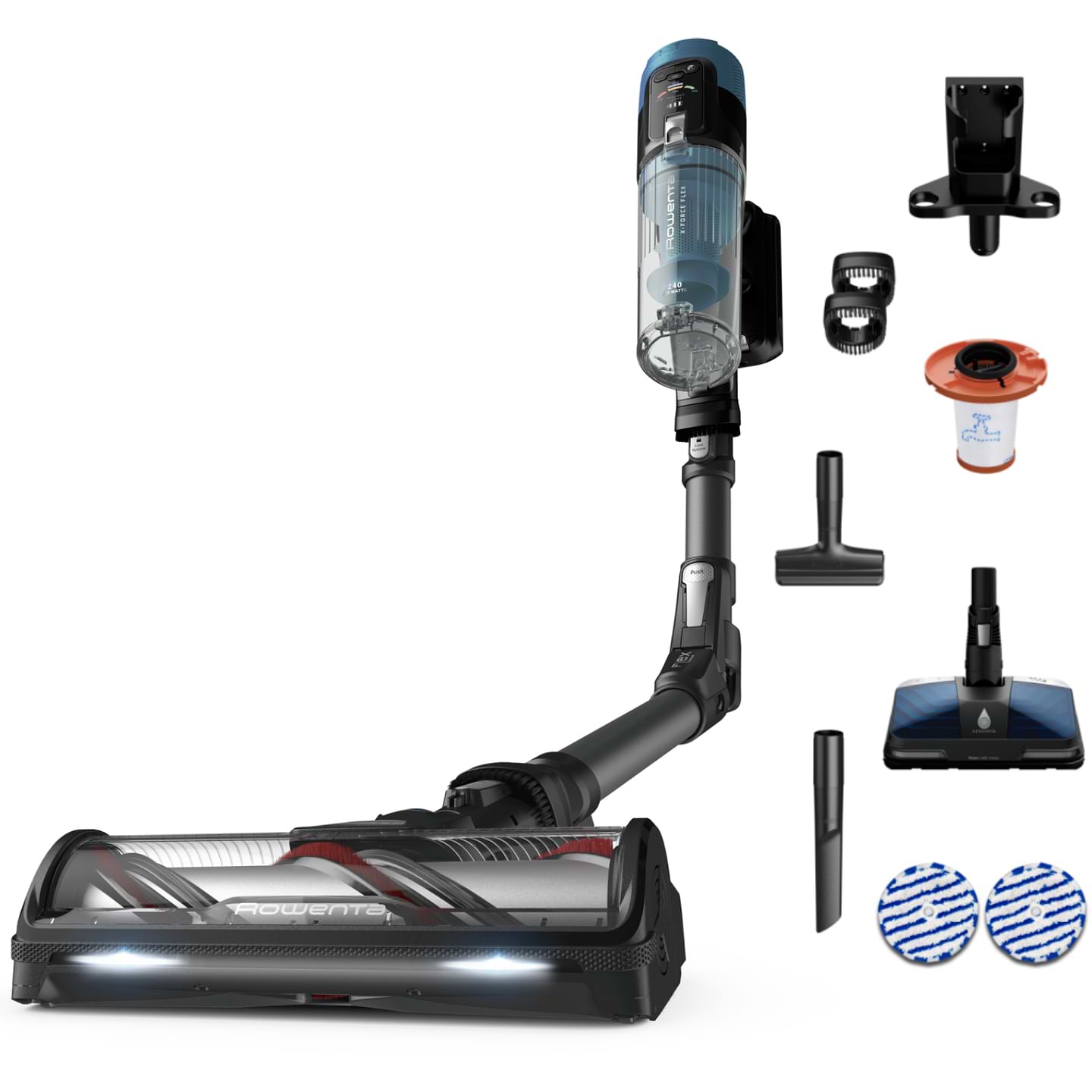 Пылесос ручной для дома Rowenta RH9BC1WO X-Force Flex 14.80 Auto Aqua Animal