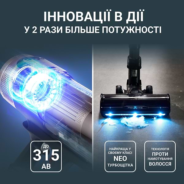 Фото - Уцінка - Пилосос ручний для дому Rowenta RH9CD9E0 X-Force Flex 16.60 Auto Animal