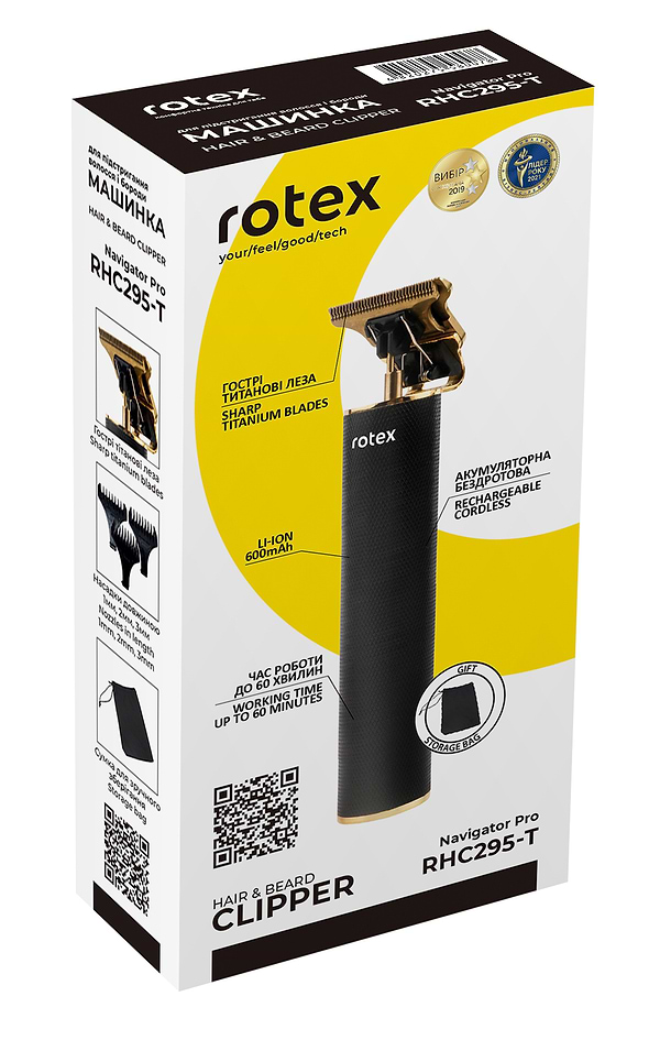 Фото - Триммер для усов и бороды Rotex RHC295-T Navigator Pro