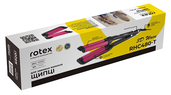 Фото - Плойка Rotex RHC480-T 3D Wave