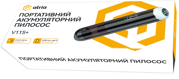 Фото - Пилосос ручний для дому ATRIA V11S+ Black