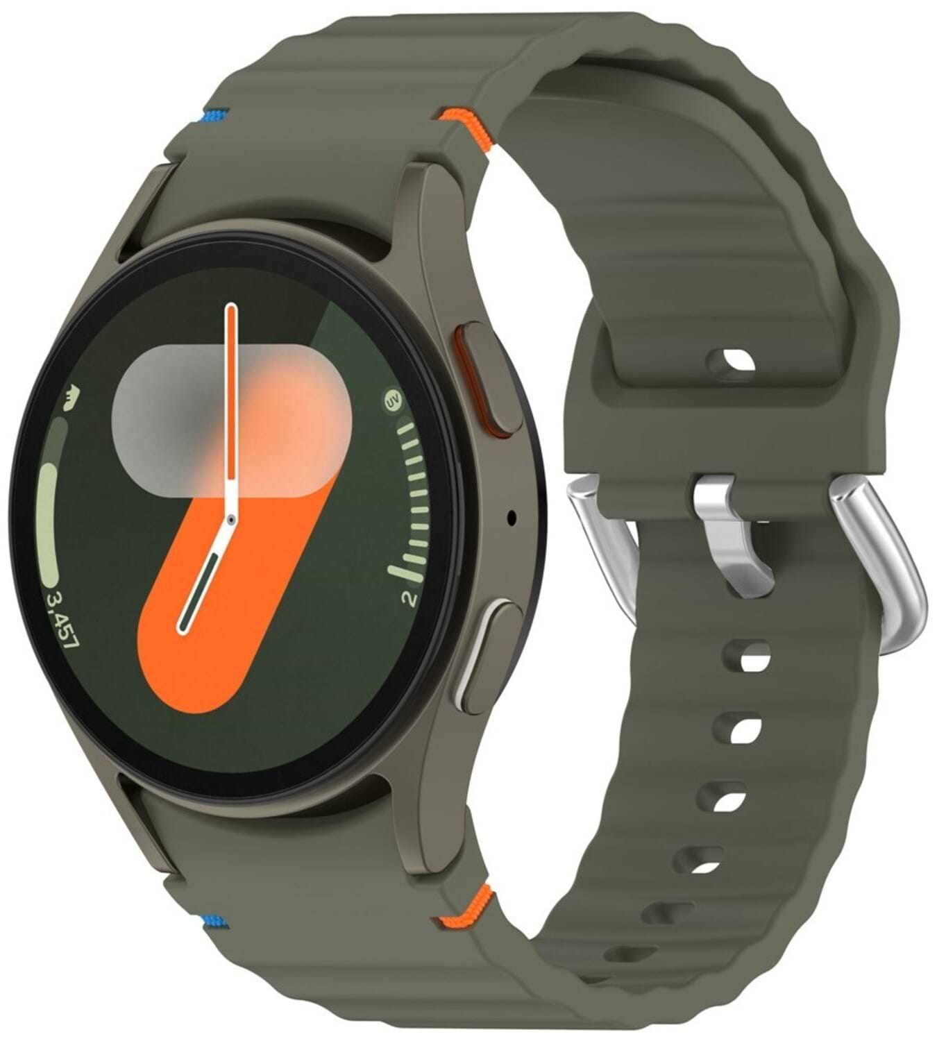 Купить Ремешок для смарт-часов BeCover Ribbed Tape (20mm) for Samsung Galaxy Watch 7 (40/44mm) / 7 FE / 6 / 6 Classic / 5 / 5 Pro / 4 / 4 Classic / Watch 3 (41mm) Khaki (712043) - Фото 1 Ремешок для смарт-часов BeCover Ribbed Tape (20mm) for Samsung Galaxy Watch 7 (40/44mm) / 7 FE / 6 / 6 Classic / 5 / 5 Pro / 4 / 4 Classic / Watch 3 (41mm) Khaki (712043) - Фото 1