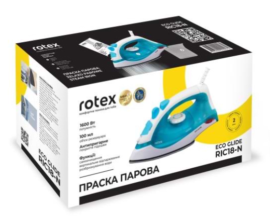 Фото - Уцінка - Праска Rotex RIC18-N Eco Glide