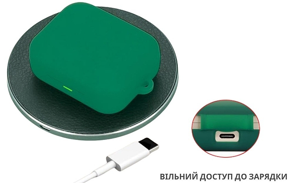 Фото - Чехол для наушников BeCover Silicon for Realme Buds Air 7 Pro Dark Green (714815)