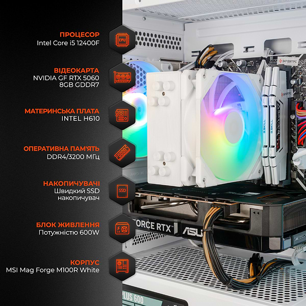 Фото - Системный блок Expert PC Ultimate (I12400F.32.S1.5060.A6306W)