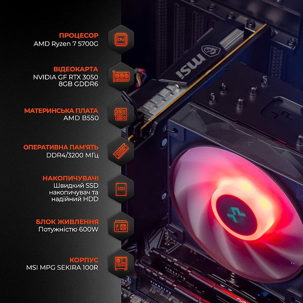 Фото - Системний блок Expert PC Ultimate (A5750G.32.H2S2.3050.A3996)