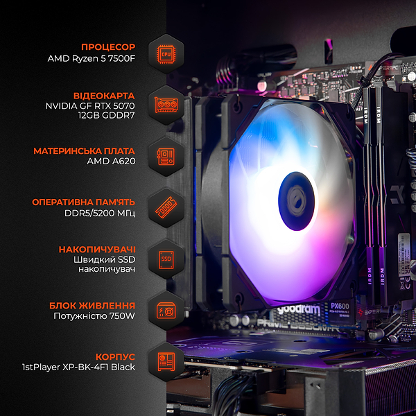 Фото - Системный блок Expert PC Ultimate (A7500F.32.S1.5070.A6300)
