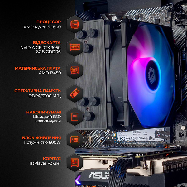 Фото - Системний блок Expert PC Ultimate (A3600.16.S10.3050.A6150)