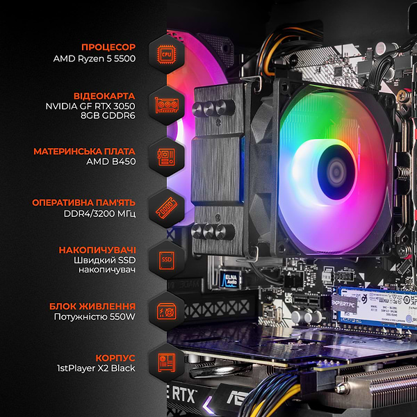Фото - Системный блок Expert PC Ultimate (A5500.16.S10.3050.A6279)