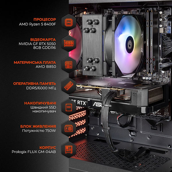 Фото - Системний блок Expert PC Ultimate (A8400F.16.S5.5050.A6350)