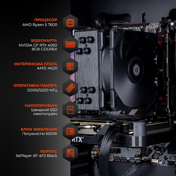 Фото - Системный блок Expert PC Ultimate (A7600.32.S1.4060.A6200)