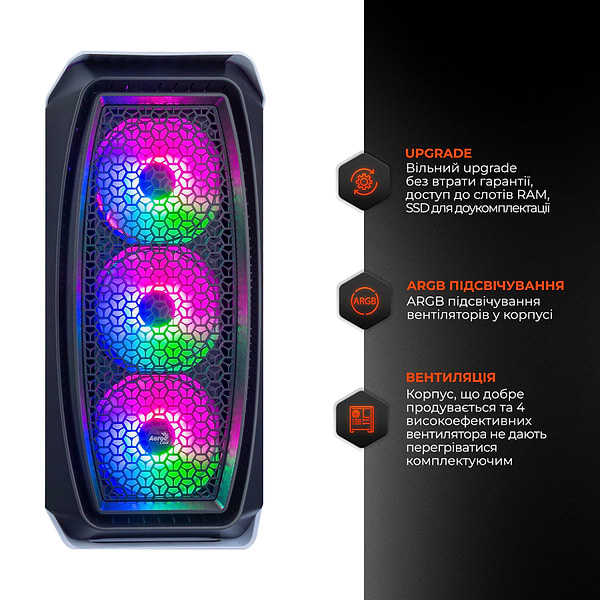 Фото - Системний блок Expert PC Ultimate (I12100F.08.S5.1650.A6060)