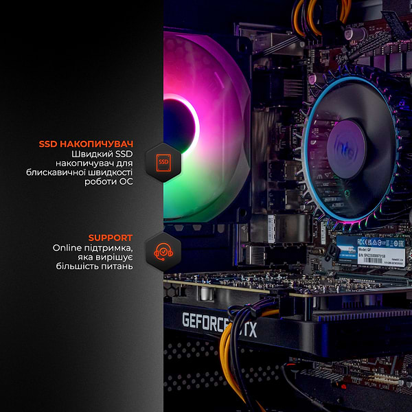 Фото - Системний блок Expert PC Ultimate (I12100F.08.S5.1650.A6070)