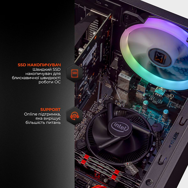 Фото - Системний блок Expert PC Ultimate (I10100F.08.S2.1660S.A2096)