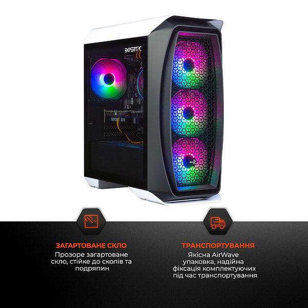 Фото - Системний блок Expert PC Ultimate (I12100F.08.S5.1650.A6060)