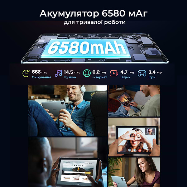 Фото - Уцінка - Планшет Oscal Pad 70 4/128GB Misty Blue