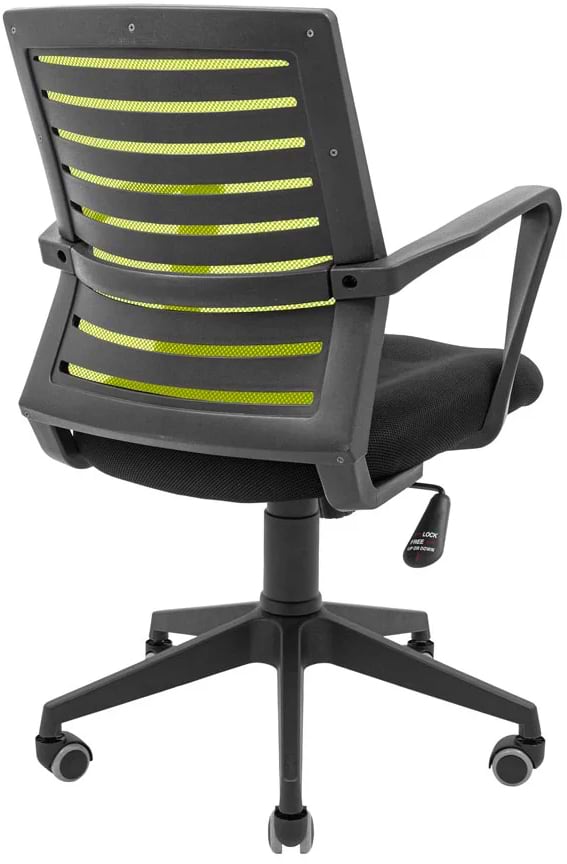 Фото - Крісло офісне Richman Флеш Ю Пластик М-1 (Tilt) Сітка чорна + зелена