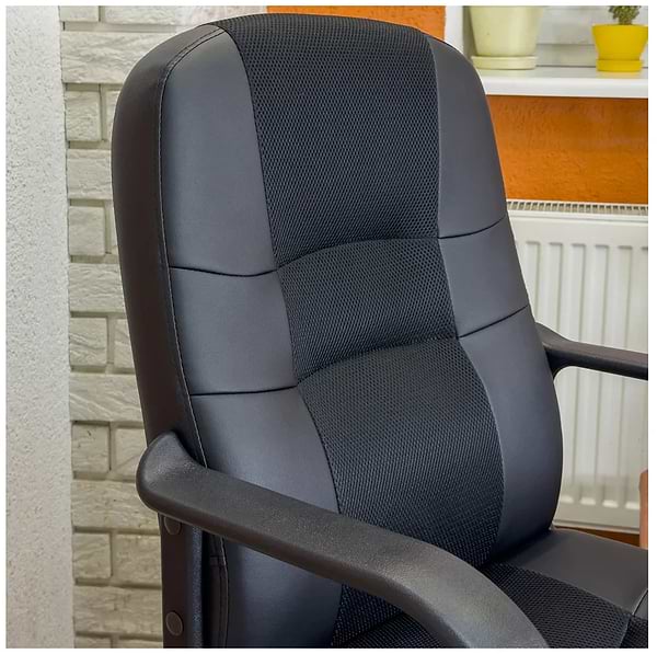 Фото - Крісло офісне Richman Крафт Пластик Піастра Чорний
