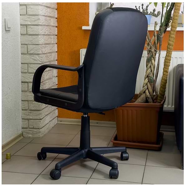 Фото - Крісло офісне Richman Крафт Пластик Піастра Чорний