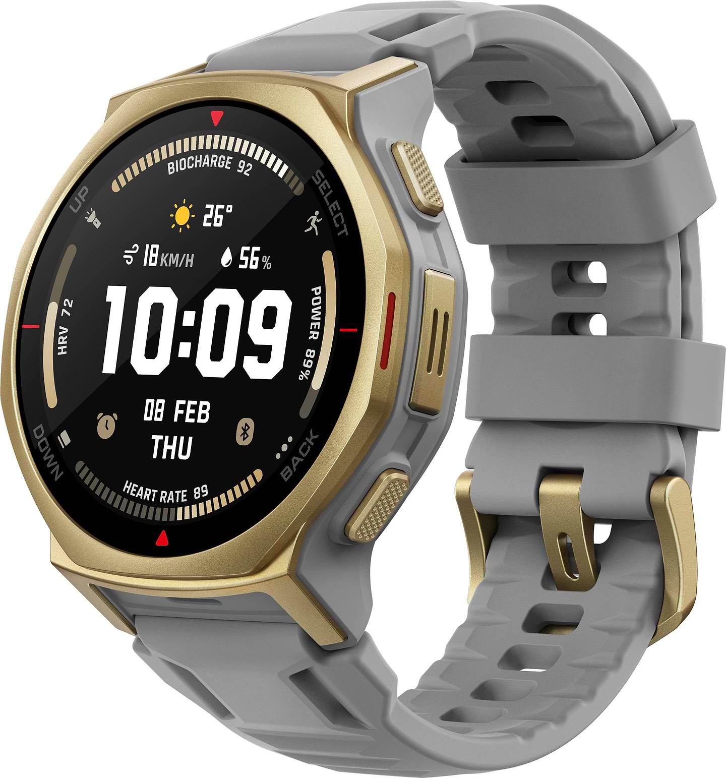 Смарт-часы Amazfit T-Rex 3 Pro 44mm Arctic Gold - Фото 1