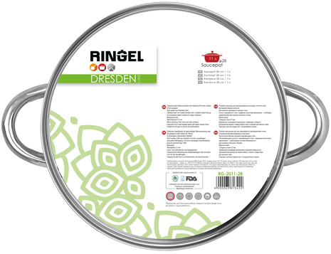 Фото - Каструля Ringel Dresden 28 см 11 л (RG-2011-28)